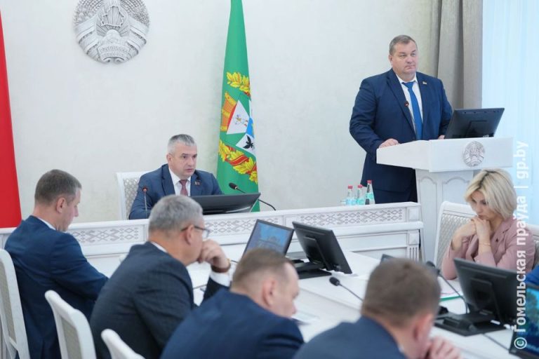 На нарадзе ў аблвыканкаме абмеркавалі ўзвядзенне свінакомплексу і рамонт арэнднага жылля на Гомельшчыне