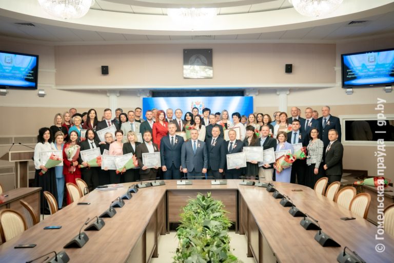 В Гомеле чествовали победителей ежегодного областного соревнования среди журналистов и СМИ