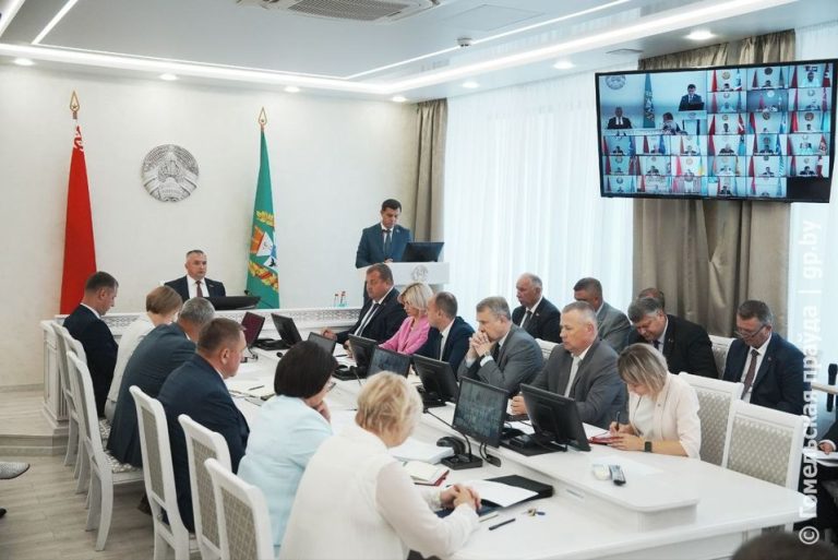 На апаратнай нарадзе абмеркавалі пытанні рэалізацыі драўніны і добраўпарадкавання