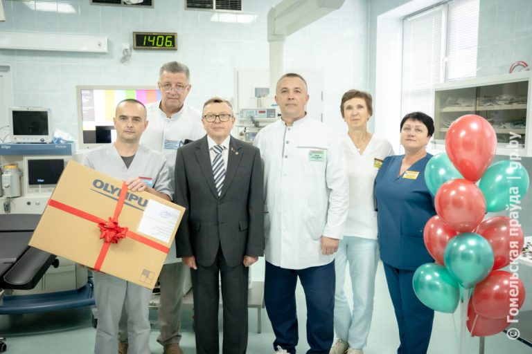 Гомельскай абласной дзіцячай клінічнай бальніцы перадалі сучасны медыцынскі эндаскоп