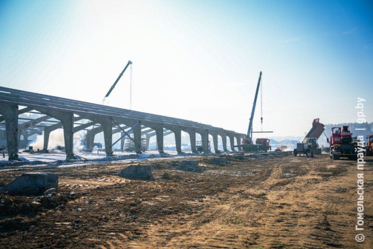 На контроле губернатора: первый в Беларуси свинокомплекс-стотысячник строится в Гомельском районе