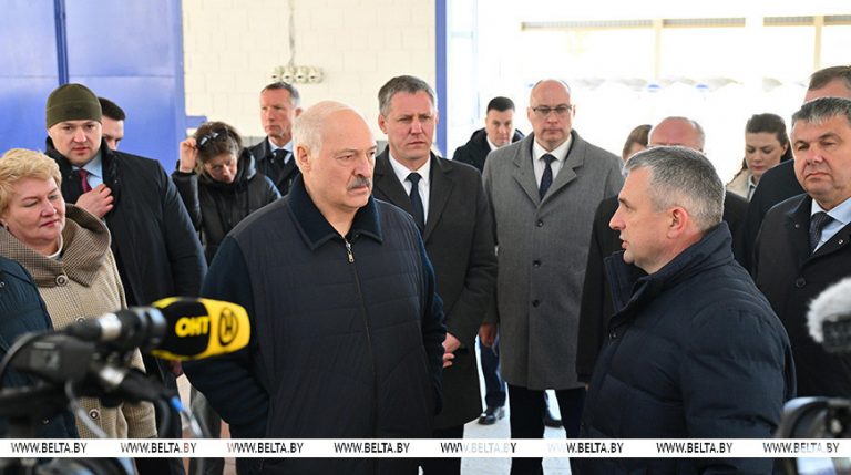 Сельская гаспадарка і “кандытарка”. Лукашэнка наведаў Нараўлянскі раён